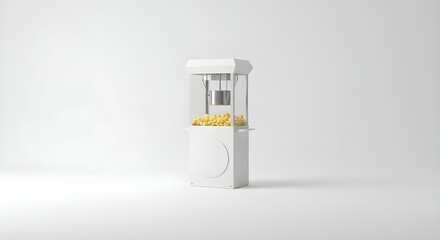 popcorn holder mockup