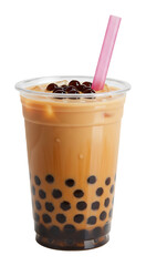 涼しげなタピオカミルクティー