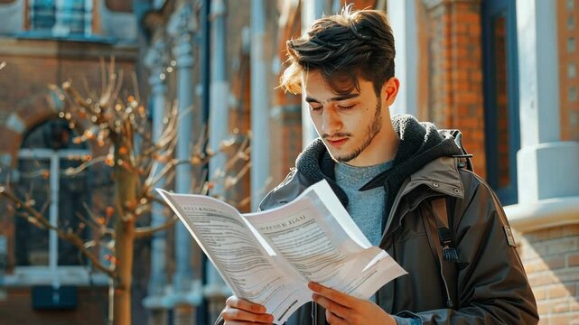  selective focus on preparing for studying abroad