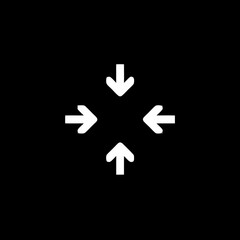 Obraz premium A black and white arrows icon pack for mobile gestures: swipe up, swipe left, swipe down, pull to refresh, drag and drop