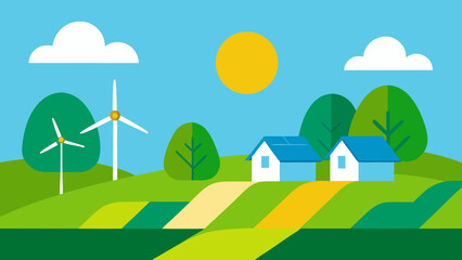 landscape with house