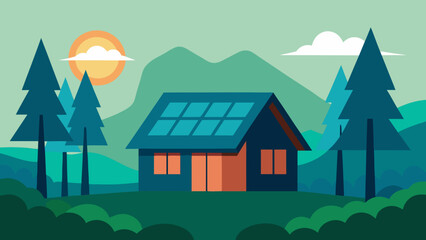 house in the mountains