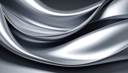 Silver-grey silk fabric with flowing lines and soft reflective light,