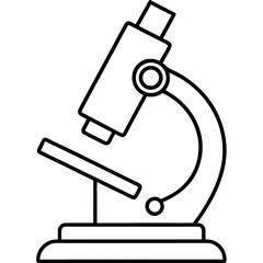 Microscope  AI Vector for Educational & Scientific Design