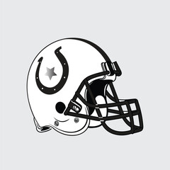 american foot ball helmet