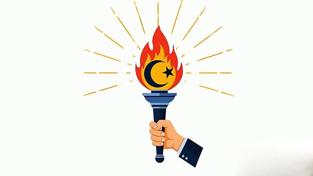 Human hand holding a light bulb. 15 Temmuz: Bir Milletin Direnişi