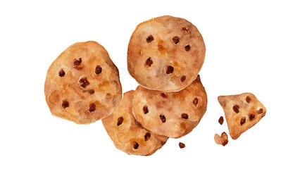 cookies watercolor painting
