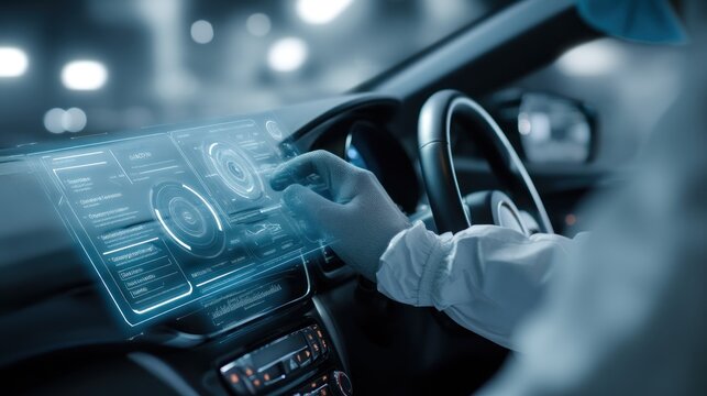 Future car dashboard