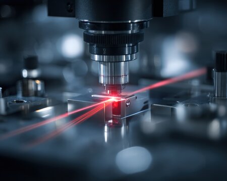 High-Quality Quantum Simulation Laser Technology in Modern Laboratory Setting Premium Precision Scientific Research Content for Tech Marketing and Advertising