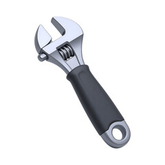 Obraz premium Adjustable wrench with sleek design and ergonomic handle, perfect for various tasks