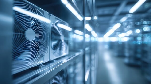 Cooling system close up