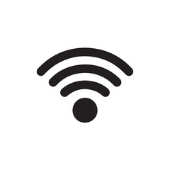 Clean Wi-Fi Icon Vector Illustration Seamless Connectivity, Internet Access, and Wireless Communication for Modern Digital Designs.