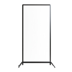 Simple White Background Frame for Photography and Studio Use