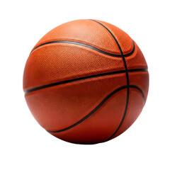 Fototapeta premium Isolated basketball on a plain background