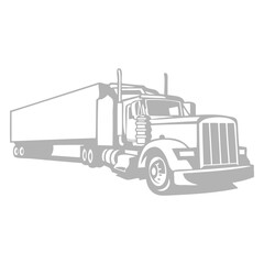 container truck icon shadow