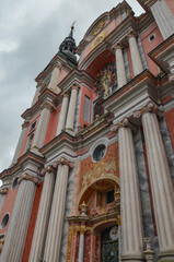 Fototapeta premium Basilica of the Visitation of the Virgin Mary in Święta Lipka (Holy Lime). Warmian-Masurian Voivodeship, Poland.
