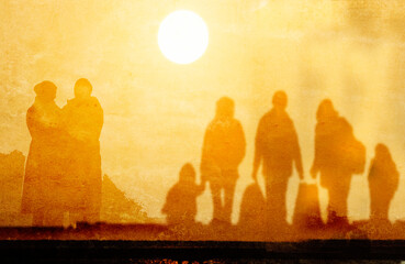 Refugee in Ukraine and Gaza and in the world.