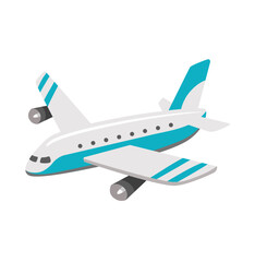 Aviation Artwork: A sleek airplane illustration soars through the sky, showcasing the wonder of air travel and aviation. The artwork captures the spirit of flight and the journey.