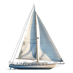 Sailboat silhouette against black