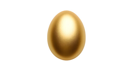 Golden Egg, isolated on transparent background