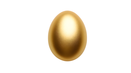 Golden Egg, isolated on transparent background