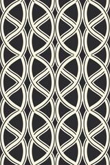 Intertwined Geometric Waves Pattern geometric pattern