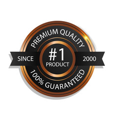 Quality Assurance Seal: A striking seal of excellence, radiating a commitment to premium quality, and a solid guarantee of satisfaction. Showcasing the finest product.