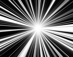 Obraz premium Abstract radiating lines