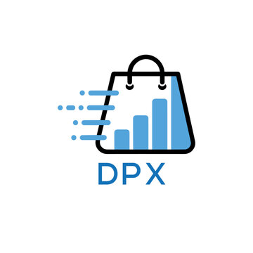 Classic Shield Logo with Stars and DPX Letters &ndash; Premium Badge or Security Brand Identity. DPX Letter Logo.
