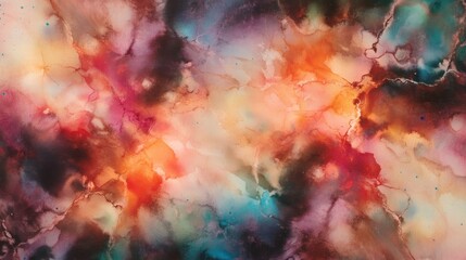 Abstract colorful liquid paint texture design