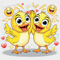happy  chicks