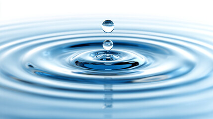 blue water drop. Generative AI