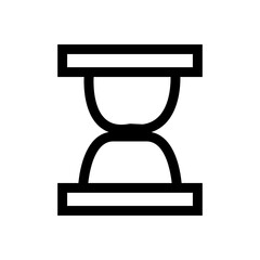 vector illustration of an hourglass