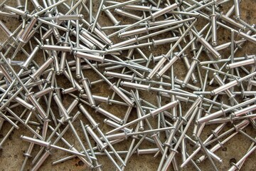 Silver blind rivet Screw Rivets for hand riveters