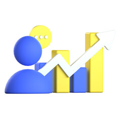 Presentation 3D Icon Colorful Style