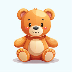 Obraz premium Festive Teddy Bear, Charming Holiday Plush Toy