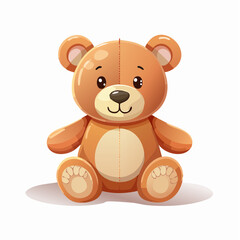 Obraz premium Classic Teddy Bear, Traditional Christmas Comfort Item