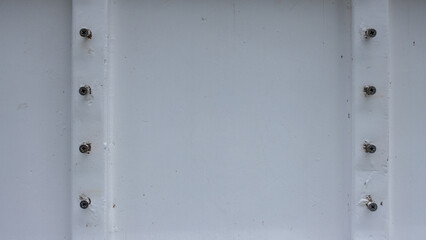 teak deck mounting screws on a yacht