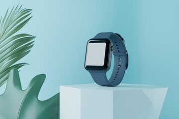 Minimalist smartwatch product photo – smartwatch mockup for eCommerce