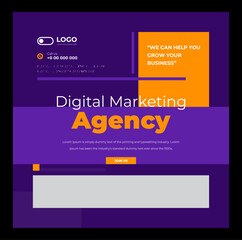 Social media post for digital marketing agency