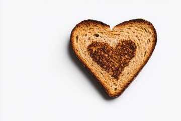 Heart-shaped bread