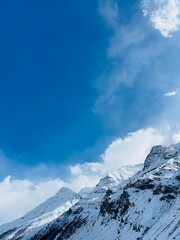 Obraz premium a winter vacation travel to Manali ,India