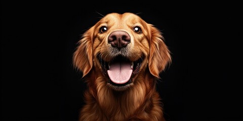 Smiling Golden Retriever