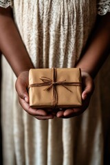 Anticipating a Gift - Simple Joy And Caring Present