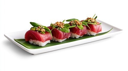 Sushi Rolls with Sesame Seeds