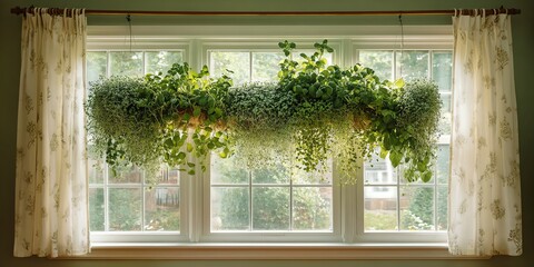 Window Hanging Plants Greenery Interior