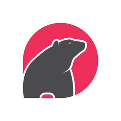 Wildlife Conservation Emblem - Bear Awareness Symbol | Unique Brand