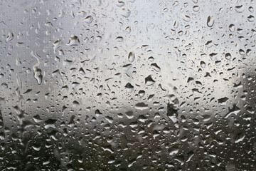 the texture of water droplets on glass