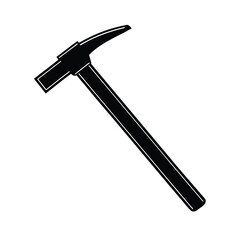 black hammer tool for construction and carpentry