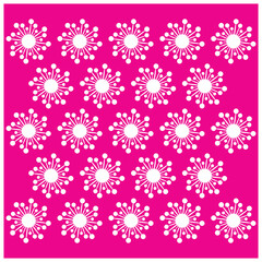 Dandelion logo simple vector and symbol